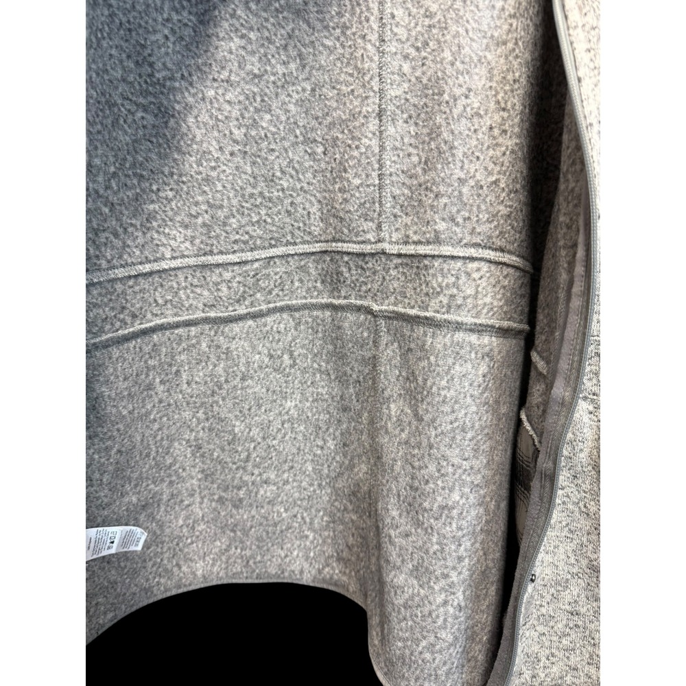 Eddie Bauer Sweater Fleece Jacket Women 2XL Grey Excellent Full Zip Mock Neck - Picture 16 of 16